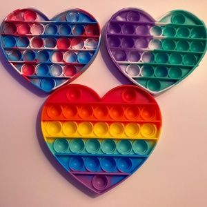Heart Pop-it Trio
